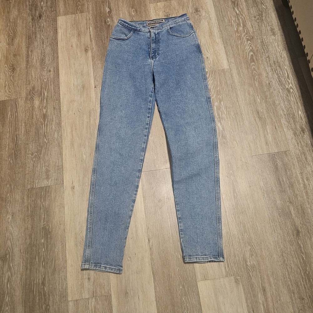 Harley‎ Davidson Biker Blues Women's Mom Jeans High Waist Vintage USA  90s